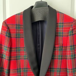 JCrew Ludlow Tartan Blazer, 38R, Mens Holiday Dinner Jacket